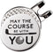 Funny Golf Ball Marker with Magnetic Hat Clip, Perfect Gift for Men or Women - Golf Accessories for Men or Women, Silver
