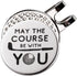 Funny Golf Ball Marker with Magnetic Hat Clip, Perfect Gift for Men or Women - Golf Accessories for Men or Women, Silver
