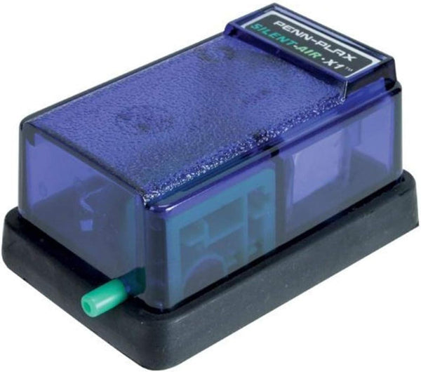 Penn-PLAX Silent-Air X1 Aquarium Air Pump, Ultra Quiet for Fish Tanks Up to 10 Gallons