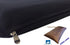 DIY Durable Tough Black Canvas Pet Dog Bed Pillow Cover, Waterproof Resistant Case Set for Medium Large Dogs, Covers