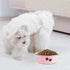 Stainless Steel Dog Bowls with Nonslip Rubber Bottom, No Spill Proof Skid Metal Bowls for All Breeds (Pink, 3.6 Cups)