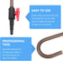 Aquarium Fish Tank Hook Water Changer, Plastic Pump Siphon for Changing Water Aquarium Accessories