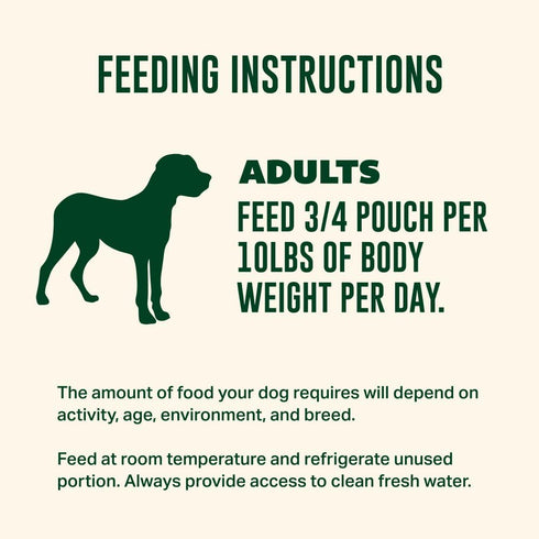 Simmered 9 oz (Pack 6), Your Pet's Kitchen Wet Dog Food, Slow Beef Recipe - Pouch, of Human Grade Pet Food Made in The