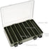 OriGlam Double Sided Fishing Tackle Box Organizer, 14 Compartments for Fishing Lures, Bait Storage, Jewelry Beads