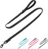 PUPTECK Reflective Dog Leash, Durable Nylon Lead with Comfortable Padded Handle for Small Medium Large Dogs, Black, M