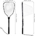BESTonZON Foldable Fishing Net Portable Foldable Fish Catch Net with Silicone Frame Lightweight for Freshwater