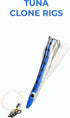 Arcadia Tackle Associated Manufacturer 6" 6 6 Tuna Clone Rigs, Pcs in Colors for Saltwater Trolling, Ideal for Tuna