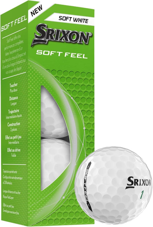 Srixon Soft Feel Golf Balls - Maximum Distance & Soft Touch