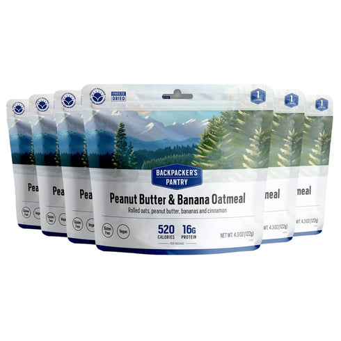 Backpacker's Pantry Peanut Butter Banana Oatmeal | Freeze Dried Backpacking & Camping