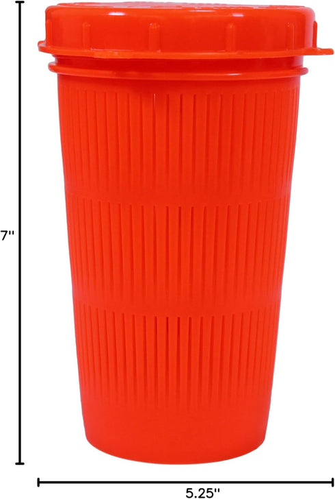 Vented Crab Diner Bait Storage Jar