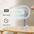 LETOUR Camping Fan with LED Light, Rechargeable 4 Speed Modes Fan with Hanging Hook for Travel, Camping, Tent, Office