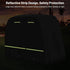 Golf Cart Cover Fits EZGO, Club Car, Yamaha Most 4 Passenger/2 Passenger, Upgrade Reflective Strips, All Weather