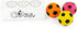 CHIWAVA 3PCS 2.7'' Squeak Latex Dog Toy, Football Chew Fetch Ball for Medium Dogs, Interactive Play