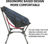 Backpacking ROCK CLOUD Portable Camping Chair Ultralight Folding Chairs Outdoor for Camp Hiking Lawn Beach Sports