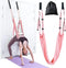 Yoga Stretching Strap - Adjustable Height Leg Stretcher, Waist Back Stretch Band for Aerial Yoga, Flexibility Trainer