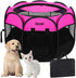 Pet Cat Playpen, Portable Foldable Dog Playpen for Indoor Cats, Outdoor Tent Crate Cage with Zipper Top Cover (Small,