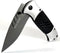 Spring Assisted Folding Pocket Knife - Tactical EDC Survival Knife for Men with Aluminum Handle, Stainless Steel Blade,