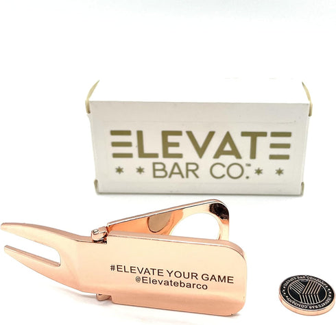 Multi-Use Magnetic Cigar Holder - Golf Divot & Marker Tool