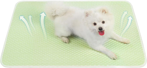 Mora Pets Dog Cooling Mat - Breathable Washable Pad for Indoor Outdoor Pets, Non-Slip Bottom, 36 x 24 inch Medium