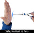 Dog Scissors for Grooming with Safety Round Tip, Professional Dog Grooming Kit, Includes Thinning, Curved, Straight