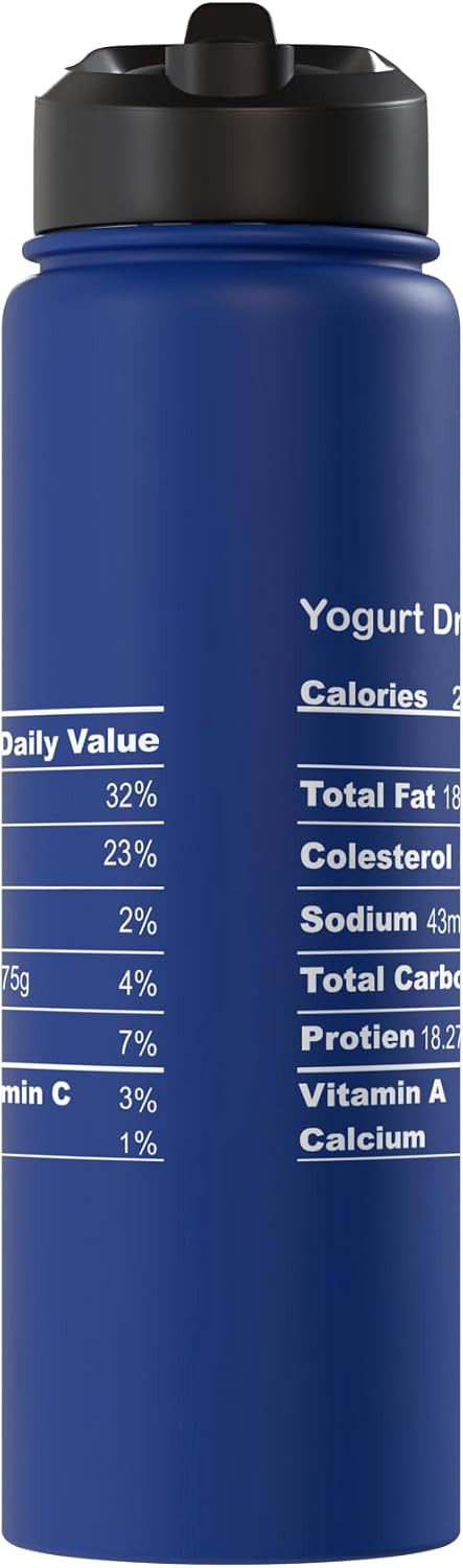 Family Matching Thanksgiving Tee for Family Funny Yogurt Dressing Thanksgiving Nutritional Fact Stainless Steel