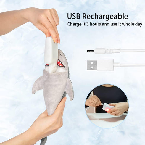 Interactive Flopping Fish Dog Toys for Large/Medium/Small Dogs - Squeaky Plush Touch Activated