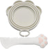 HARSKIYER Set 2, Cat Food Cover and Spatula of Multi-Functional Pet Food Can Lids and Serving Utensil for Wet and Dry