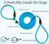 2 Pcs 8ft Slip Lead Dog Leash, Reflective No Pull Training Leash, 1/3" Nylon Rope Slip Leash for Small Medium Dogs (Blue+Black)
