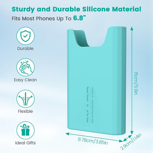 OUTXE Silicone Phone Holder for Bogg Bag, Compatible with All Bogg Bags, Cell Phone Holder for Beach Tote Bags