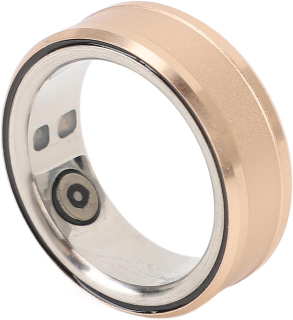 Smart Ring Health Tracker for Men and Women, Body Temperature, Activity Fitness, Sleep Monitor, Rechargeable Stainless