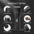 Black,TS006 Prowerful Home Professional Dog Grooming Kit Clipper Low Noise USB Rechargeable Gifts for Dog Cat