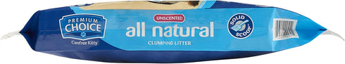 Carefree Kitty Unscented All-Natural Clumping Cat Litter, 25lb Bag (Packaging May Vary)