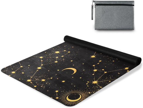 Eco-Friendly Space Galaxy Yoga Mat - Thick Non-Slip Design for Kids