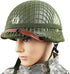 WW2 US Army M1 Helmet, Metal Steel Shell Replica, WW2 Gear, Uniform with Net/Canvas Chin Strap, DIY Painting