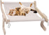 Hammock, Bedside Cat Wood Frame Structure Sturdy and Stable Versatile Use and Comfortable Cat Sill Window Perch
