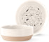 Fringe Studio Nosey Dog Spot Medium Pet Bowl (479001) Natural Stoneware