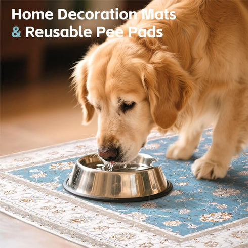26"x40" 2 Pack Washable Pee Pads for Dogs, Rabbits & Hamsters - Reusable Puppy Pads Super Absorbent Waterproof Non-Slip