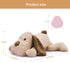 Puppy Heartbeat Toy for Anxiety Relief, Behavioral Aid Toy for Puppies, Sleep Aid Separation Anxiety Soother, Brown