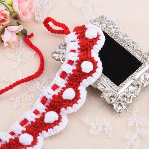 YangQian Small Dog Cat Bib Collar Pet Scarf Bib Small Dog Wedding Christmas Holiday Bandana Cats Birthday Party Outfit
