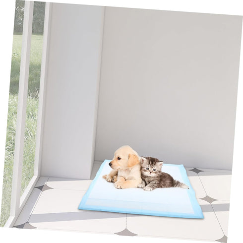 Dogs Pads Dog Pee/ Pet Training Diapers Absorbent and Pads Mat- Wee Slip Kitten/ Puppy Pups for Cats Rabbits Changing