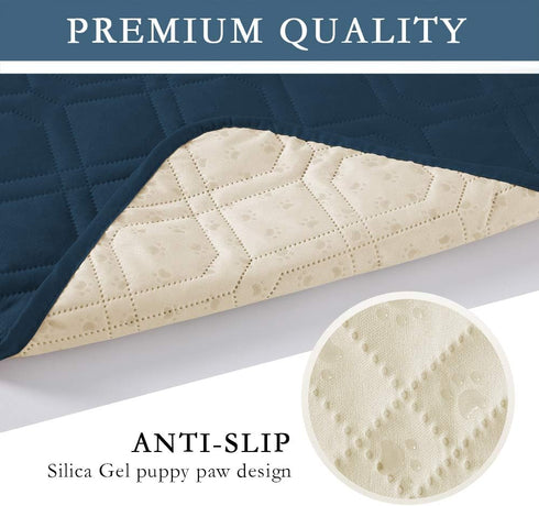 Waterproof Dog Bed Cover, Pet Mat, Anti-Slip Furniture Protector, Pet Blanket for Couch Sofa Bed