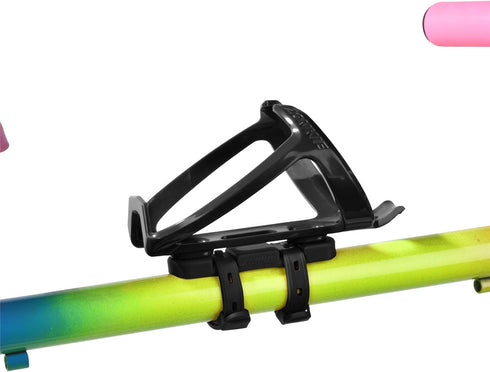 Plastic Bicycle Bottle Cages, Bike Bottle Holder with Cage Mounting Base (Black)