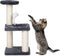 Small Cat Tree with Sisal Scratching Pole, Interactive Toy, Easy Installation Cat Tower for Indoor Cats