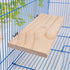 Large Wood Perch Platform Stand Shelf for Birds - Budgie, Parakeet, Cockatiel, Conure, Cockatoo, Macaw