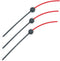 Replacement Wands Pack of 3 for Cat's Meow Motorized Cat Toy, Electronic Motion Mouse Tail Refills