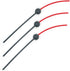Replacement Wands Pack of 3 for Cat's Meow Motorized Cat Toy, Electronic Motion Mouse Tail Refills