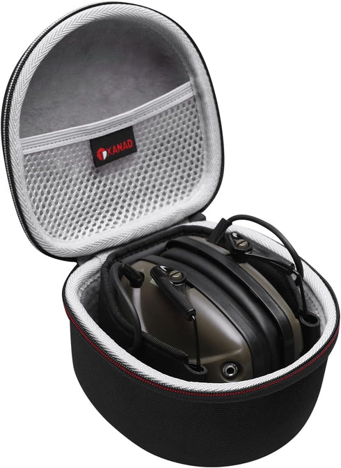 XANAD Hard Case for Walker's Patrior Razor/Howard Leight/Peltor Sport Tactical/Pro For Sho 34dB Ear Shooting Earmuff