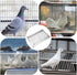 Pigeon Bird Cage Door Coop, Automatic Chicken Wire Frame Cages Supply (29 x 26cm)