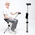 Generic Lightweight Travel Stools for Adults. Cane with seat,Walking Stick,Foldable Chair,Hiking