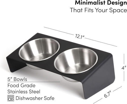 Elevated Pet Bowl for Cats and Small Dogs
